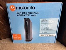 Roteador WiFi Motorola MG7550 16x4 modem a cabo de alta velocidade Plus AC1900 comprar usado  Enviando para Brazil