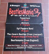 Poster beatlesmania festival usato  Settimo Torinese
