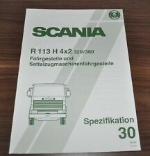 Usado, 1989 Scania R113 H 320 360 Especificação 30 Caminhão Folheto Prospekt DE comprar usado  Enviando para Brazil