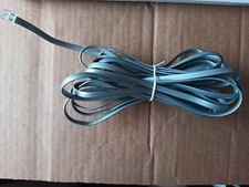 Cabo de telefone 25 pés, 6 condutores com extremidades RJ12 - 6P6C cinza comprar usado  Enviando para Brazil