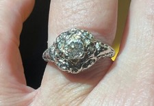 Antique 18k white for sale  Bakersfield