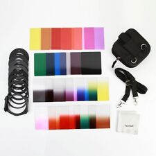 Filtro ND de color gradual completo + anillo adaptador soporte estuche kit de tela para Cokin P segunda mano  Embacar hacia Mexico