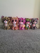 5pcs leopard beanie for sale  SWINDON