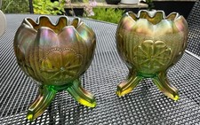 Pair carnival glass for sale  MOLD