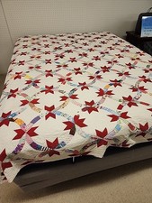 Antique quilt red for sale  Ackley