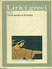 Lirici greci aa.vv. usato  Italia