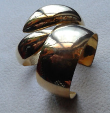 Coppia bracciali dorati usato  Torino