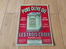 Carton publicitaire huile d'occasion  Marseille I