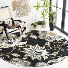 Floral black round for sale  Seattle