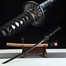 Lâmina de aço Tamahagane temperada argila tangida completa Katana espada samurai japonesa comprar usado  Enviando para Brazil