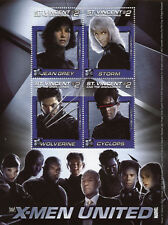 St. Vincent 2003 - Marvel X-Men United - Folha de 4 Selos - Scott #3150 - MNH comprar usado  Enviando para Brazil