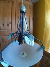 Florale deckenlampe glas gebraucht kaufen  Kiel