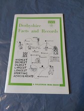 Derbyshire facts records for sale  WELWYN GARDEN CITY