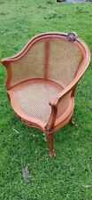 Fauteuil corbeille canné d'occasion  Bergerac