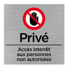 Plaque porte privé d'occasion  Cambrai