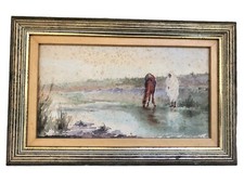 Aquarelle orientaliste paysage d'occasion  Marseille IX