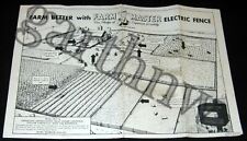 FARM MASTER ca 1950 CERCA ELÉTRICA ILUSTRADA BROCHURA E INSTRUÇÕES * SEARS comprar usado  Enviando para Brazil
