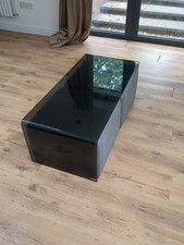 Natuzzi glass black for sale  MANCHESTER