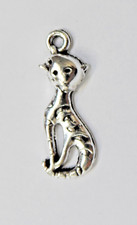 Pendentif chat métal d'occasion  Saint-Brieuc
