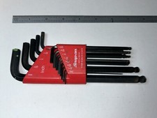Snap-on 13 peças SAE Allen conjunto de chaves bola hexagonal BHS13A -13 chaves 0,05-3/8" comprar usado  Enviando para Brazil