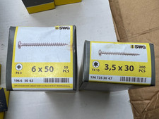 Swg holzschrauben halbrundkopf gebraucht kaufen  Lotte