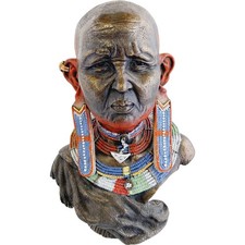 Metalware bust statue for sale  UK