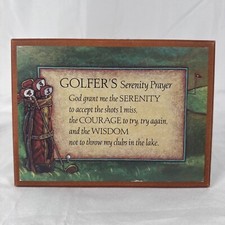 Golfers serenity prayer for sale  Swansea