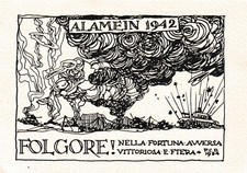 Cartolina militare alamein usato  Trieste