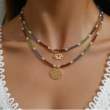 Doppelkette lebensblume lotus gebraucht kaufen  Malsch