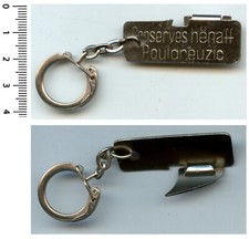 Vintage steel keychain d'occasion  Expédié en Belgium