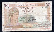 Billet francs cérès d'occasion  Paris XVIII