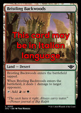 Mtg bristling backwoods usato  Bari