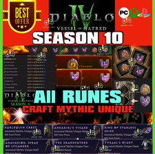 ✨DIABLO 4 TEMPORADA 10 ALL RUNE✨🔥INFERNO CHAOS🔥NAGU IGNI CHAC LITH TEC EOM✨, usado comprar usado  Enviando para Brazil
