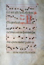Gothic antiphonar manuscript gebraucht kaufen  Torgau