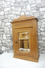 Antiguo mueble de pared de madera mueble de baño botiquín con espejo segunda mano  Embacar hacia Mexico