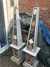 Large pair marble for sale  SOUTHSEA