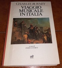 Charles burney viaggio usato  Italia