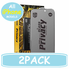 Pacote com 2 protetores de tela de vidro temperado privacidade para iPhone 16 15 14 PRO MAX PLUS comprar usado  Enviando para Brazil
