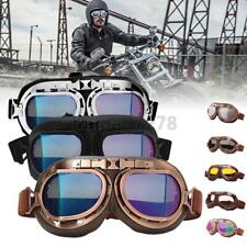 Óculos de motocicleta retrô aviador piloto óculos offroad motocross ATV MTB comprar usado  Enviando para Brazil