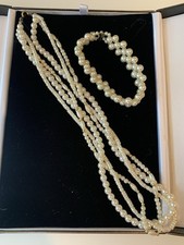 Faux pearl string for sale  DENNY