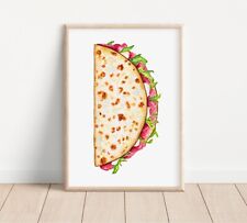 Acquerello piadina romagnola usato  Napoli