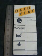 Olio fiat etichetta usato  Santena