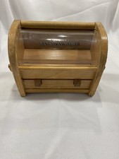 Usado, Dispensador de palha de madeira vintage da Schullp’s SaniStraw Miser  comprar usado  Enviando para Brazil