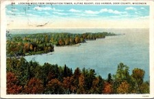 Postcard observation tower for sale  Oconto