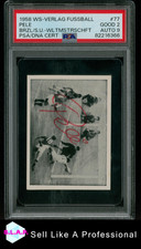 Usado, PELE BRAZIL-SOVIET UNION WELTMEISTERSCHAFT WS-VERLAG FUSSBALL 1958 77 PSA 2 comprar usado  Enviando para Brazil