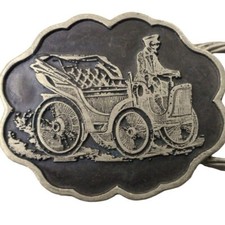 Fivela de cinto de carro antiga vintage de estanho buggy motorizado mecânico de automóveis, usado comprar usado  Enviando para Brazil