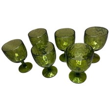 Goblets green glass for sale  Rogers