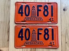 Pair 1941 nebraska for sale  Tacoma