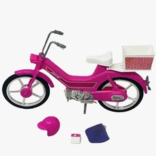 Usado, 1983 Barbie moto 4856 ciclomotor rodas fazem barulho branco rosa anos 80’ comprar usado  Enviando para Brazil