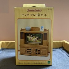 Sylvanian Families Juego de Soporte de TV, Muebles de Juguete, Usado, Marca Época segunda mano  Embacar hacia Mexico